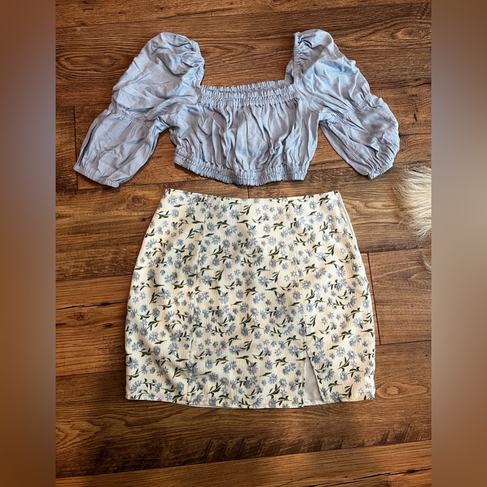 Floral two piece set! Perfect for spring!